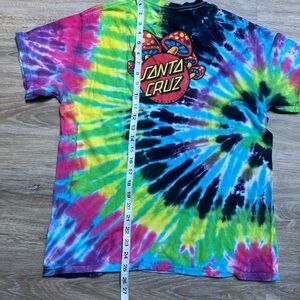 Santa Cruz Skateboards men’s Multicolor Tie-Dye Tee size small